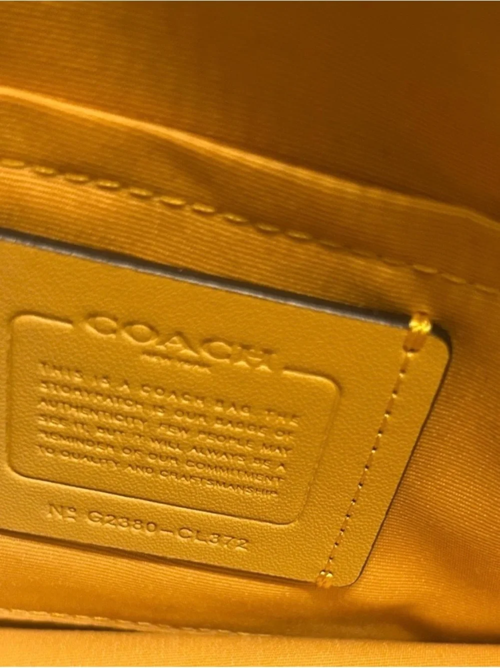 Coach leather crossbody